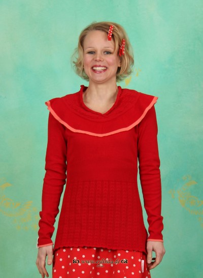 Blutsgeschwister Frühling Pullover, Maschenmitzi's, dolce-cherry-knit