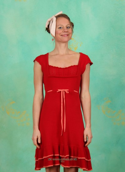 Blutsgeschwister Frühling Kleid, Last Waltz Chemise, dolce-cherry-knit