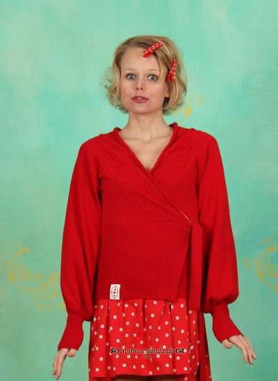 Blutsgeschwister Frühling Cardigan, Strickliesls Cardigan, dolce-cherry-knit