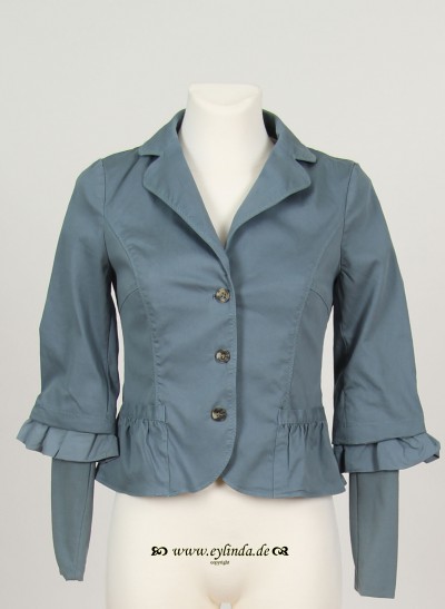 Noa Noa Frühling Blazer, Aiko Cotton Stretch, goblin
