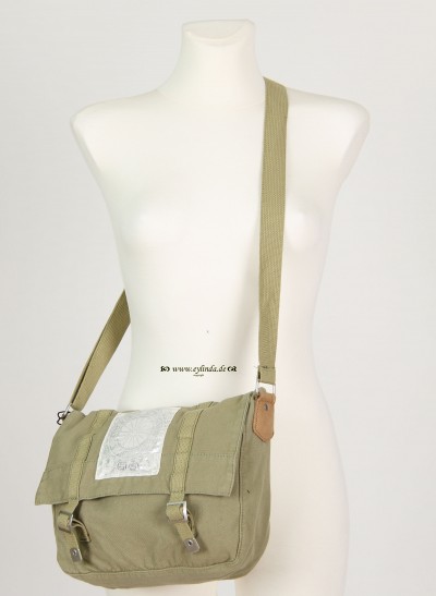 Noa Noa Frühling Tasche, Basic Canvas Bag Solid, cedar