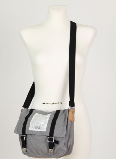 Noa Noa Frühling Tasche, Basic Canvas Bag Solid, cloudburst