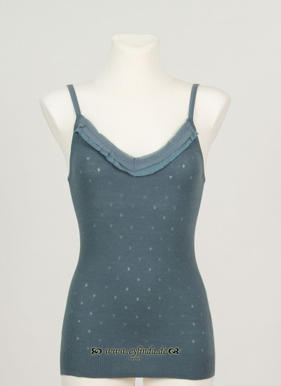 Noa Noa Frühling Top, Basic Pointelle, goblin