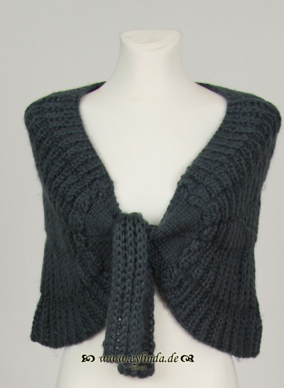 Noa Noa Frühling Cape, Shiro Knit, goblin