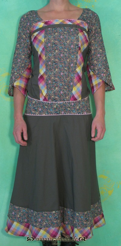 Evaw Wave Herbst Kleid, Vic, brown