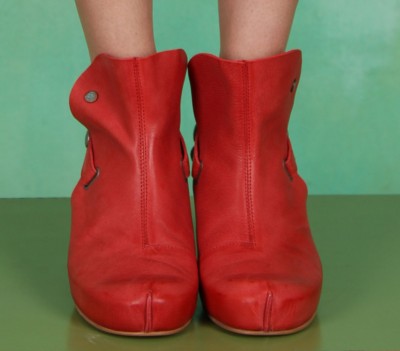Grotesque Frühling Schuhe, Selene Clog Strap , red