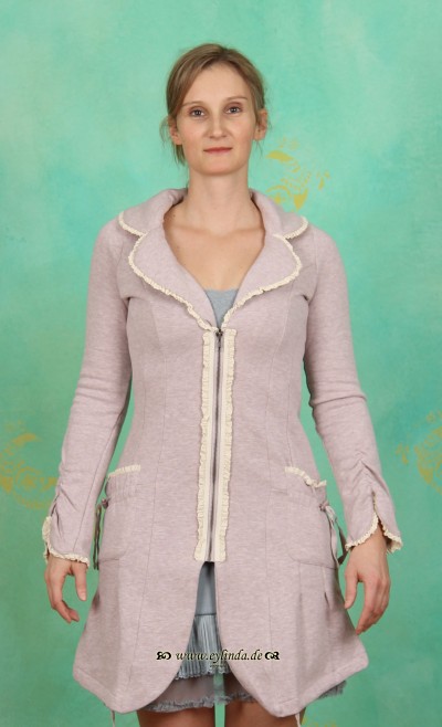Kaffe & Cream Frühling Cardigan, Sascha, cloud-purple-melange