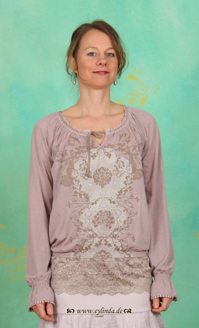 Kaffe & Cream Frühling T-Shirt, Heidi, cloud-purple