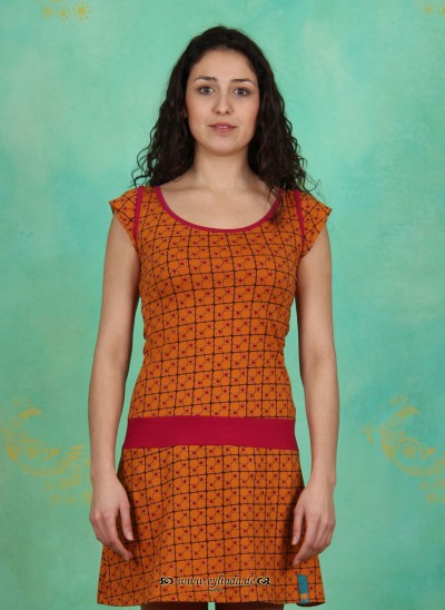 Tranquillo Frühling Kleid, TR12E30, orange