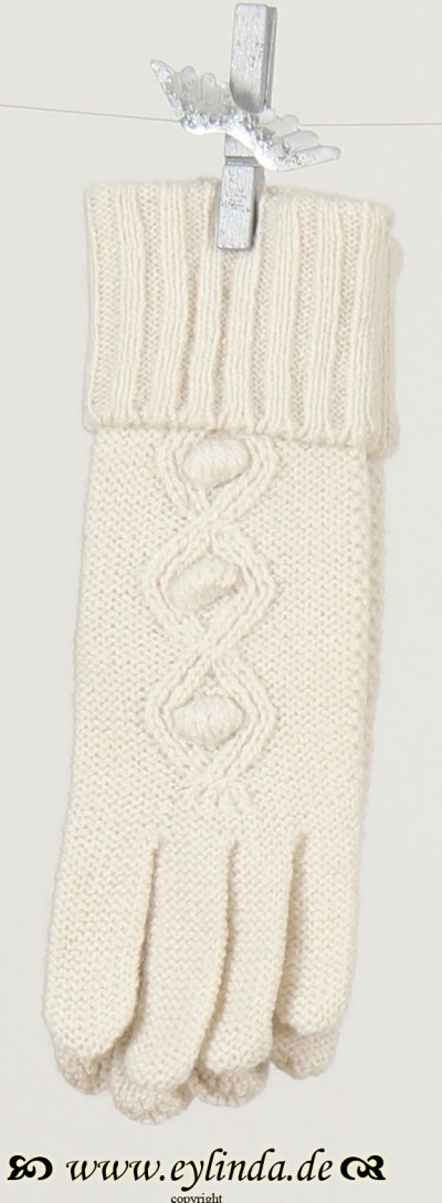 Noa Noa Herbst Handschuhe, Penguin Acc., chalk