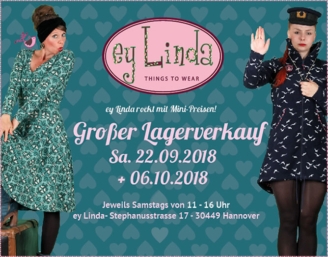 Großer Lager-Verkauf bei ey Linda