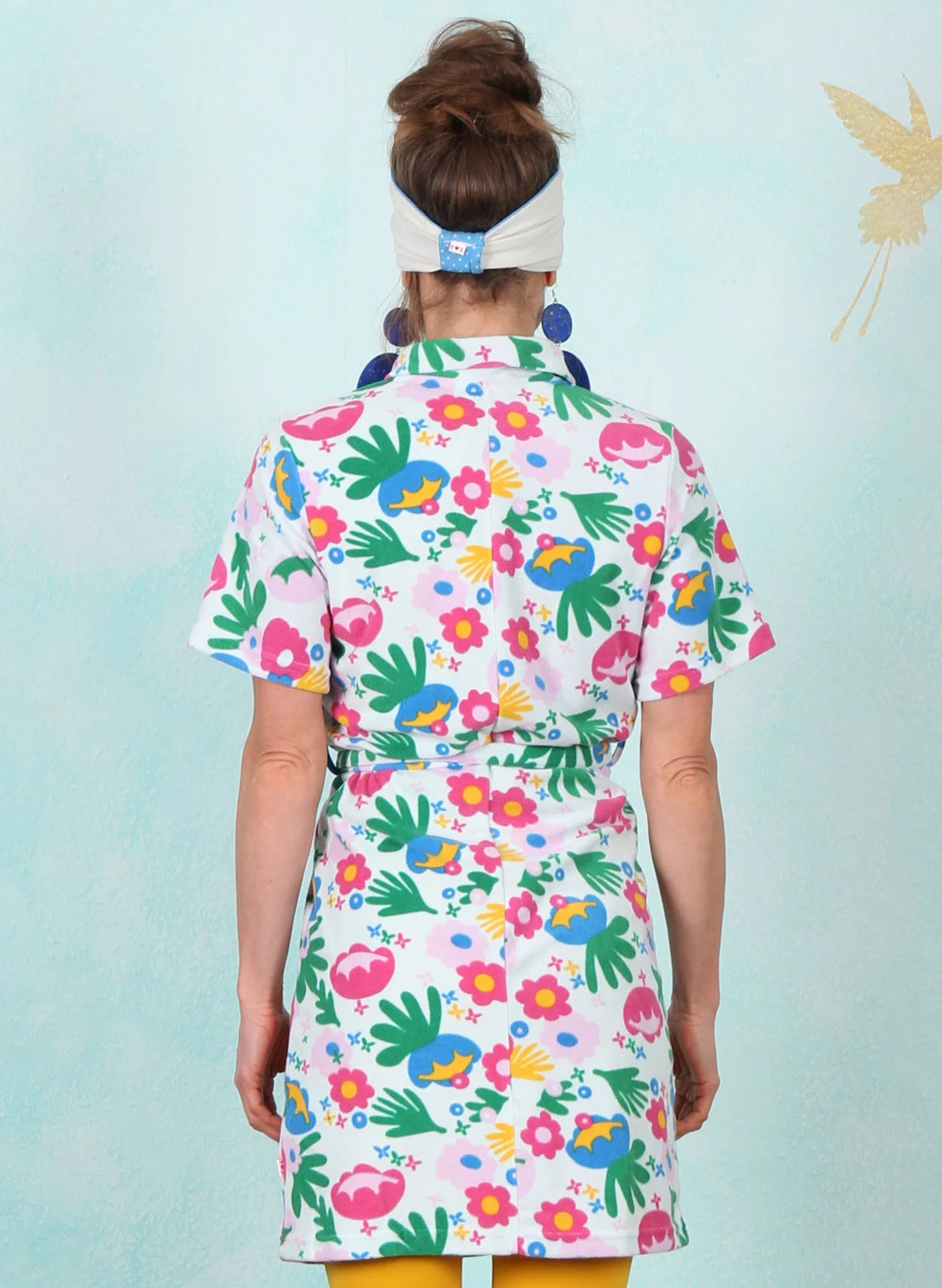 Frottee-Kleid, Grand Slam Madame, happy-flower-party - Bild 3