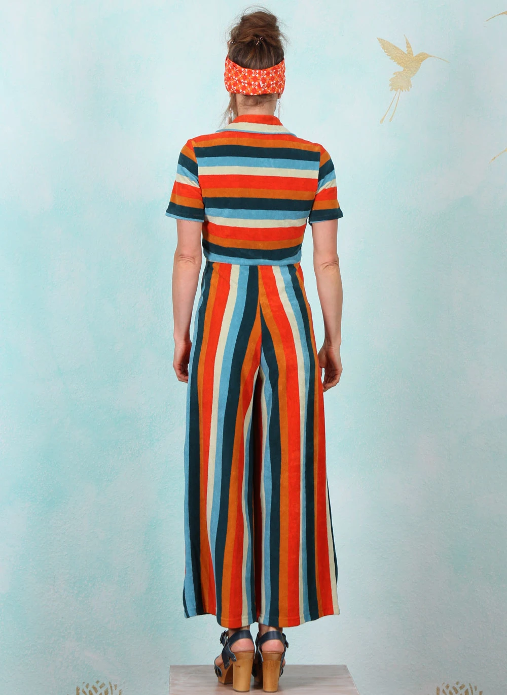 Frottee-Jumpsuit, Renée Love, delightful-soul-stripes - Bild 3