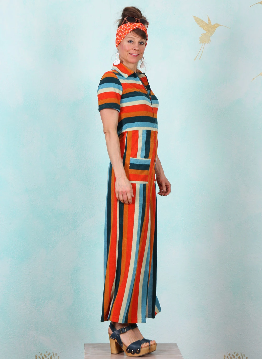 Frottee-Jumpsuit, Renée Love, delightful-soul-stripes - Bild 2