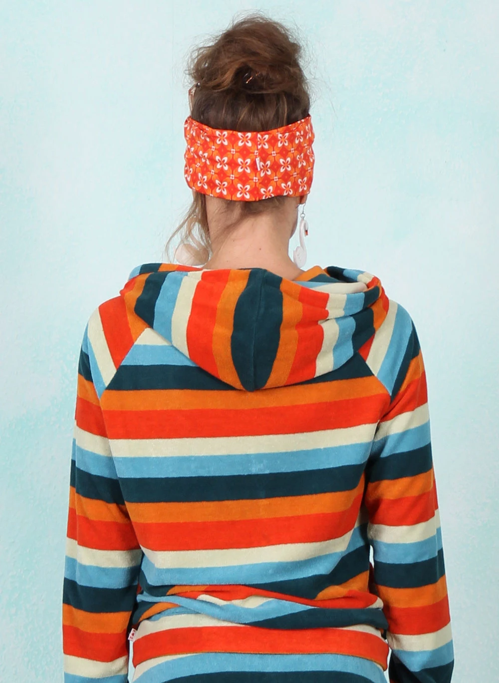 Frottee-Hoody, Miracle of Wimbledon, delightful-soul-stripes - Bild 3