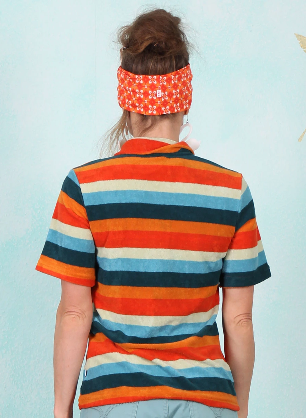 Frottee-Shirt, Terry Tiebreaker, delightful-soul-stripes - Bild 3