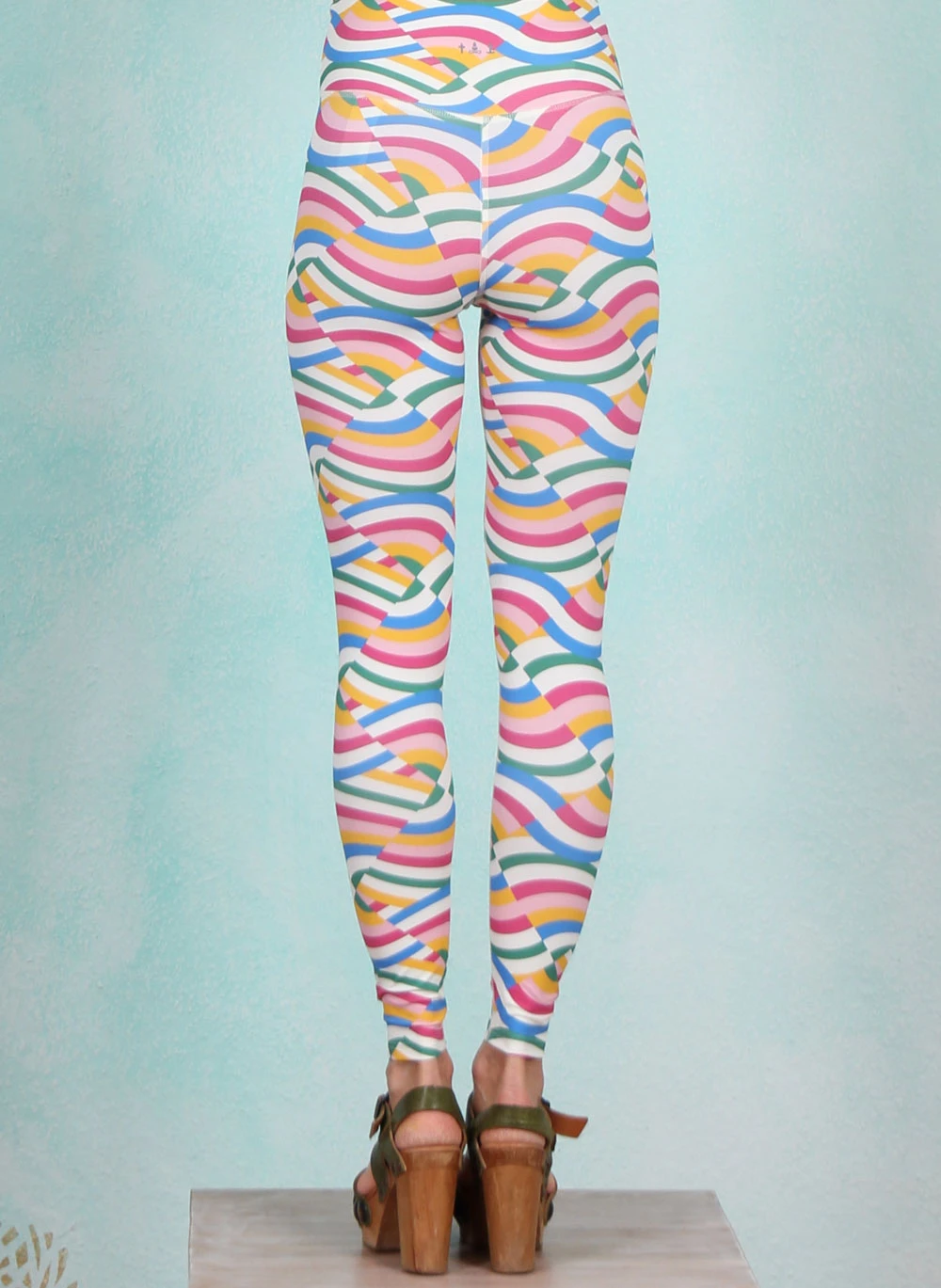 Leggins, Ohmm Legs, happy-rainbow-waves - Bild 3