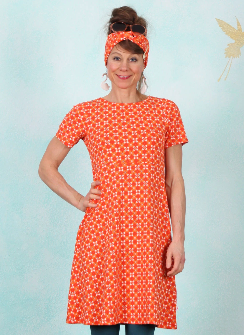 Kleid, Noble Harmony, botanical-mosaic - Bild 1