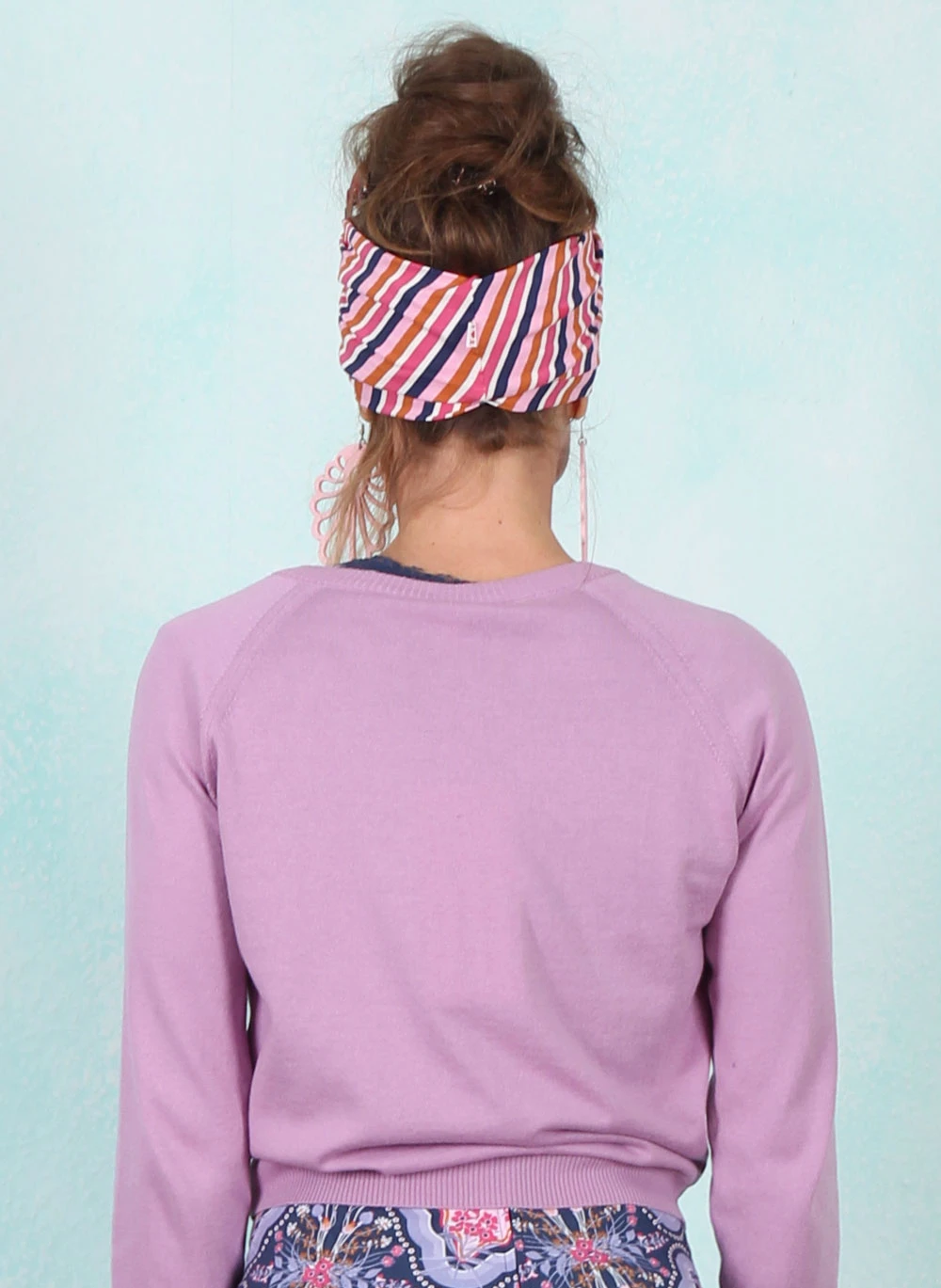 Cardigan, Knob Hop, funny-bugs-lilac-knit - Bild 3