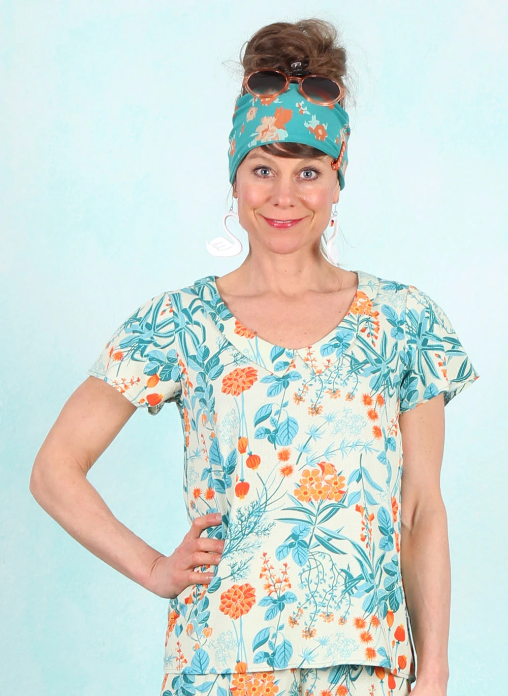 Bluse, Feed the Birds, botanical-delight - Bild 1
