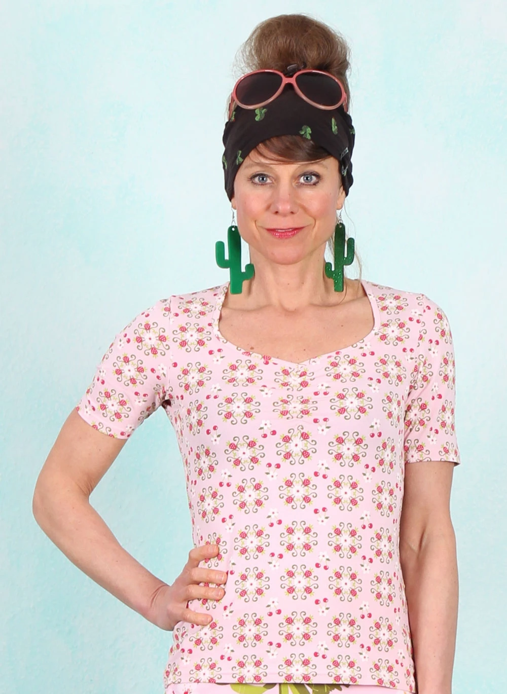 Shirt, Balconnet Féminin, romantic-strawberry-kiss - Bild 1