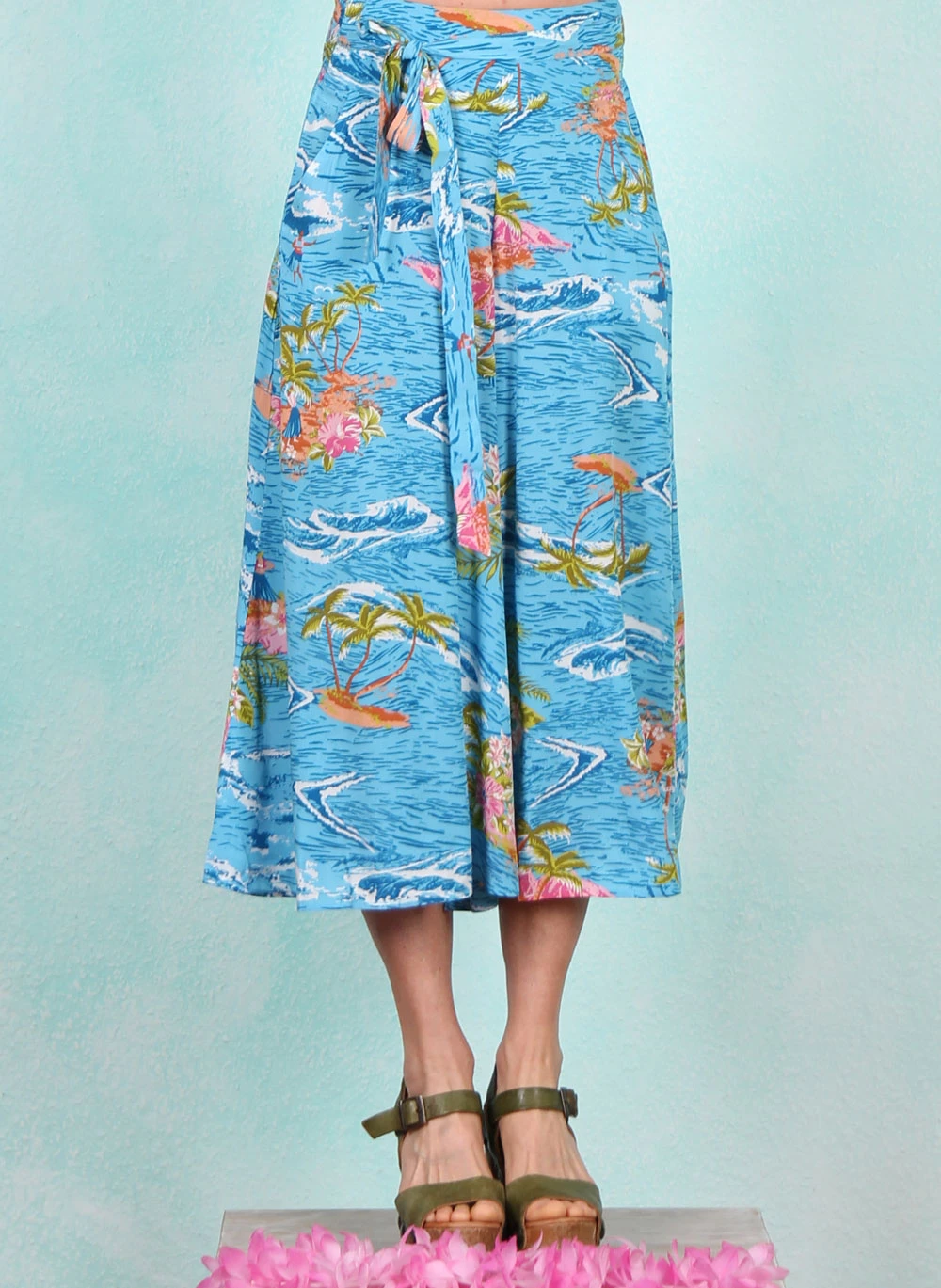 Hose, Flotte Culottes, aloha-feeling - Bild 1