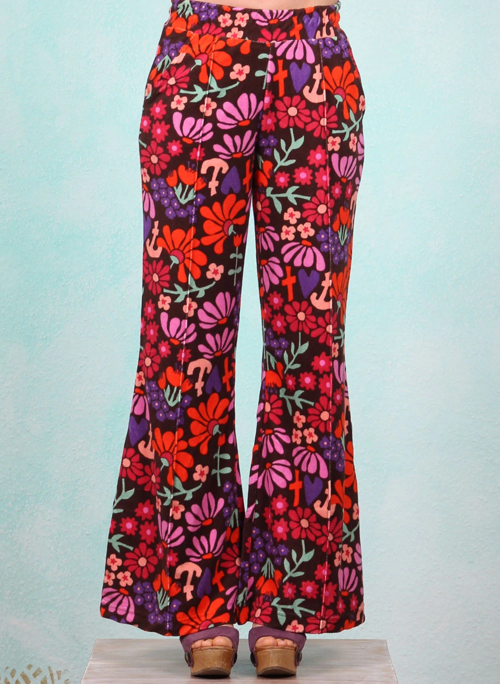 Frottee-Hose, Bell Bottom Beauty, vintage-flower-market - Bild 1