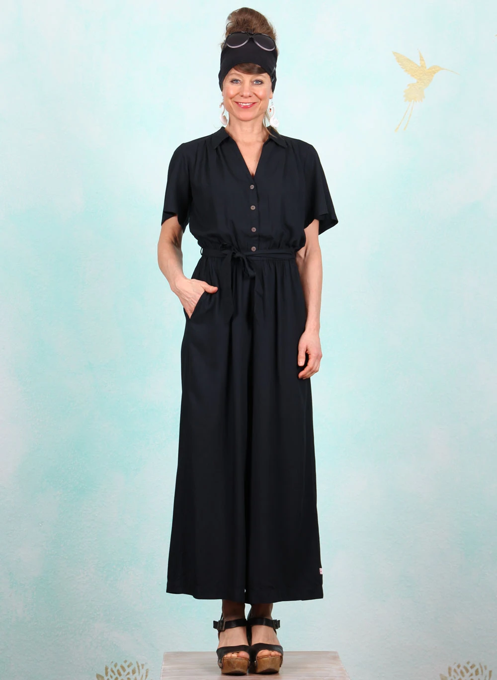 Jumpsuit, Charming Steps, black-brush - Bild 1