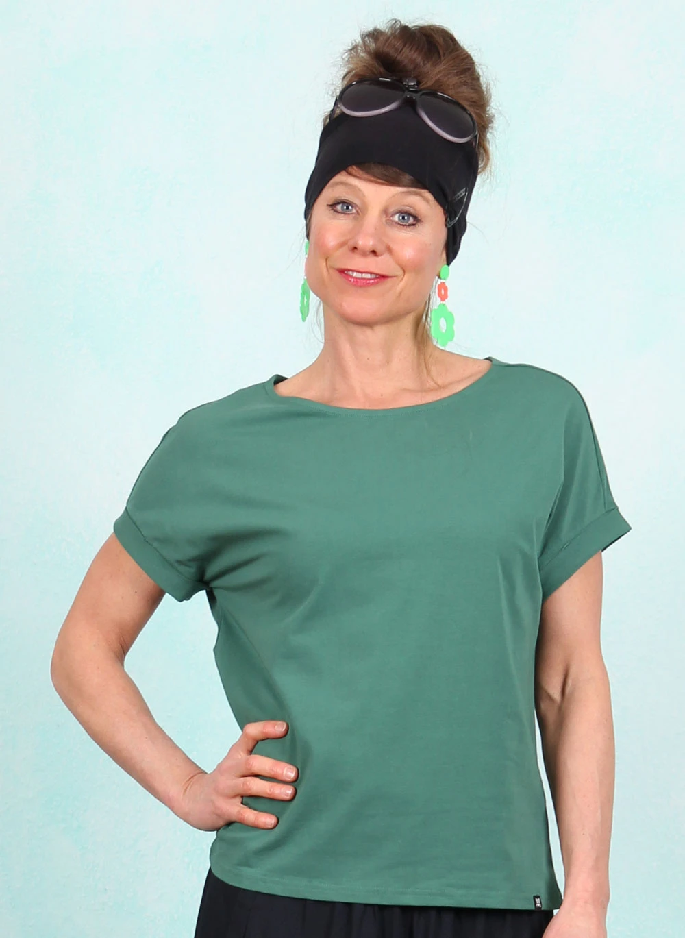 Shirt, Glow and Grow, survival-green - Bild 1