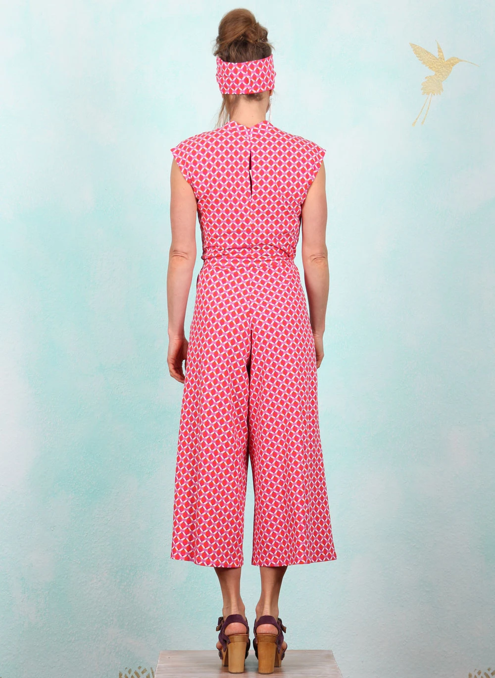 Jumpsuit, Hello Fritjes Culotte, market-basket - Bild 3