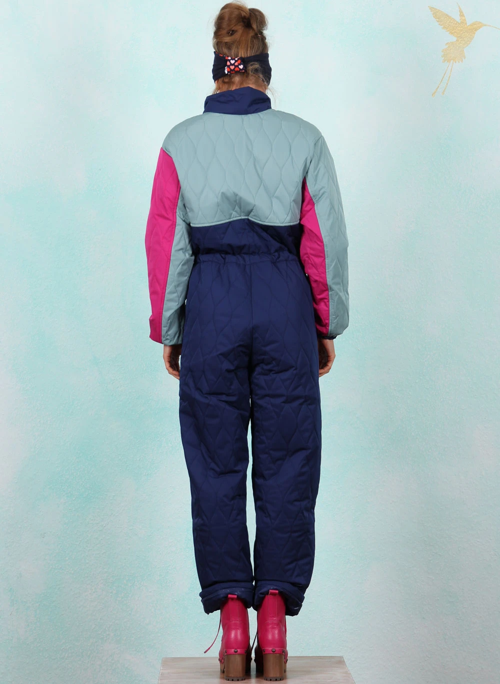 Jumpsuit, Snowerall, folklore-blue - Bild 3