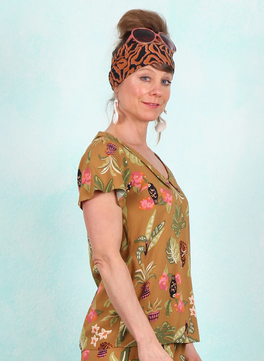 Bluse, Feed the Birds, tropical-reverie - Bild 2