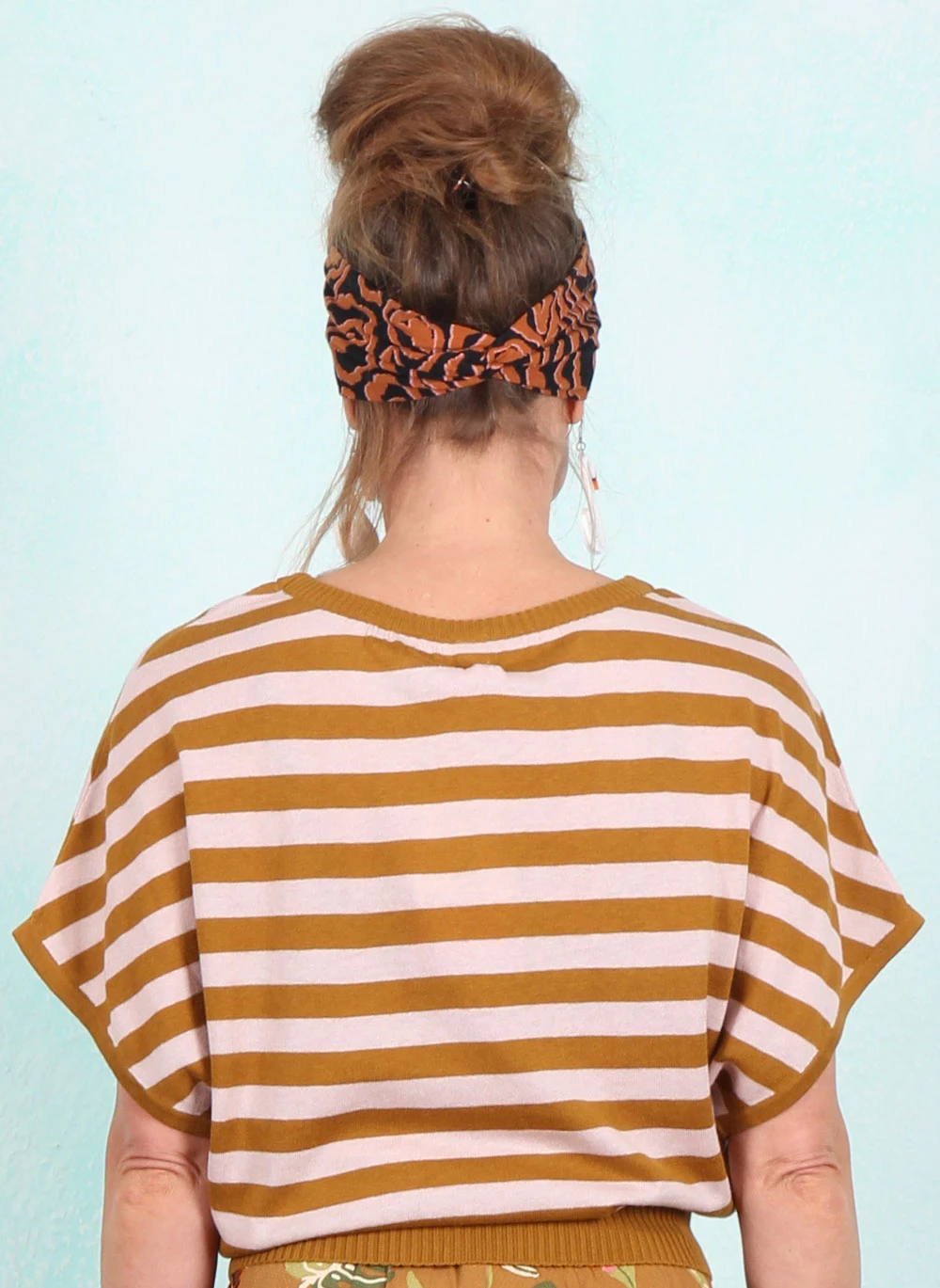 Shirt, Picnic Friend, chic-knit-stripe-brown - Bild 3