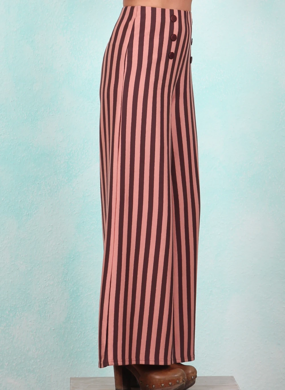 Hose, Stereo Rainbow Sailorette, dusty-brown-line-stripes - Bild 2