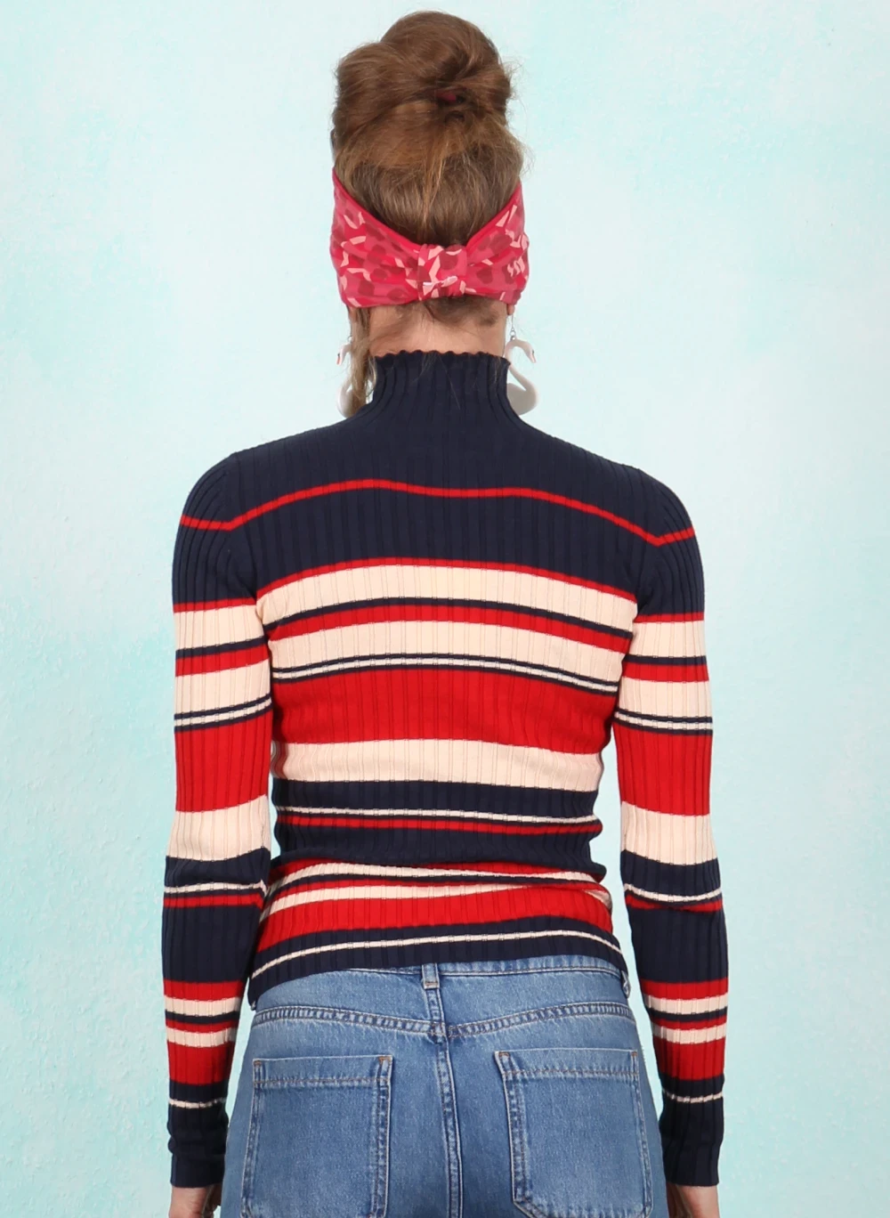 Pullover, Jazz & Chill Out, vintage-varsity-stripe - Bild 3
