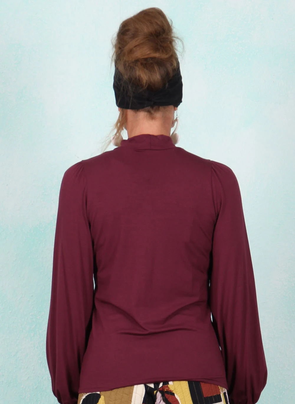 Shirt, Lonely Lips Angel, burgundy-high-noon-saloon - Bild 2