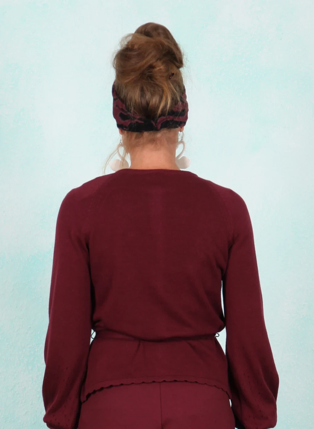 Cardigan, Tender Thoughts, burgundy-dream-knit - Bild 3