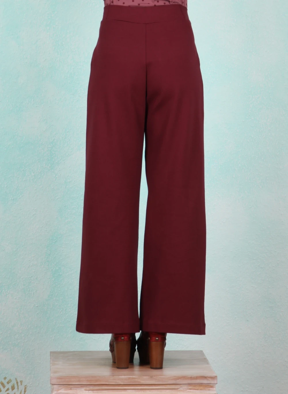 Hose, Tailored Business, classy-burgundy - Bild 3