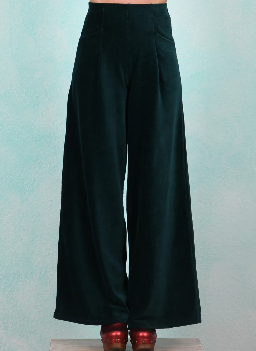 Hose, Soft and Fitted, art-nouveau-green - Bild 1