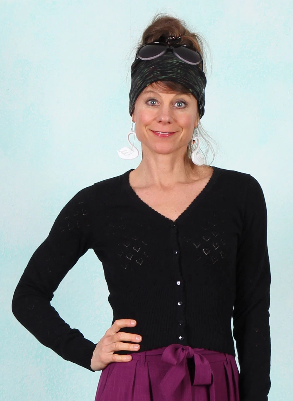 Cardigan, 07050-001, black - Bild 1