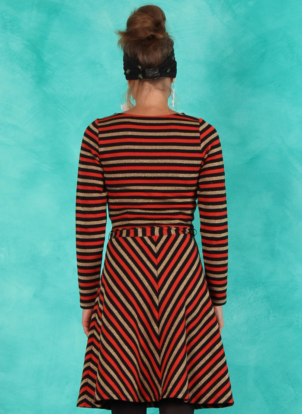 Kleid, 08362-945, orange-multi - Bild 3