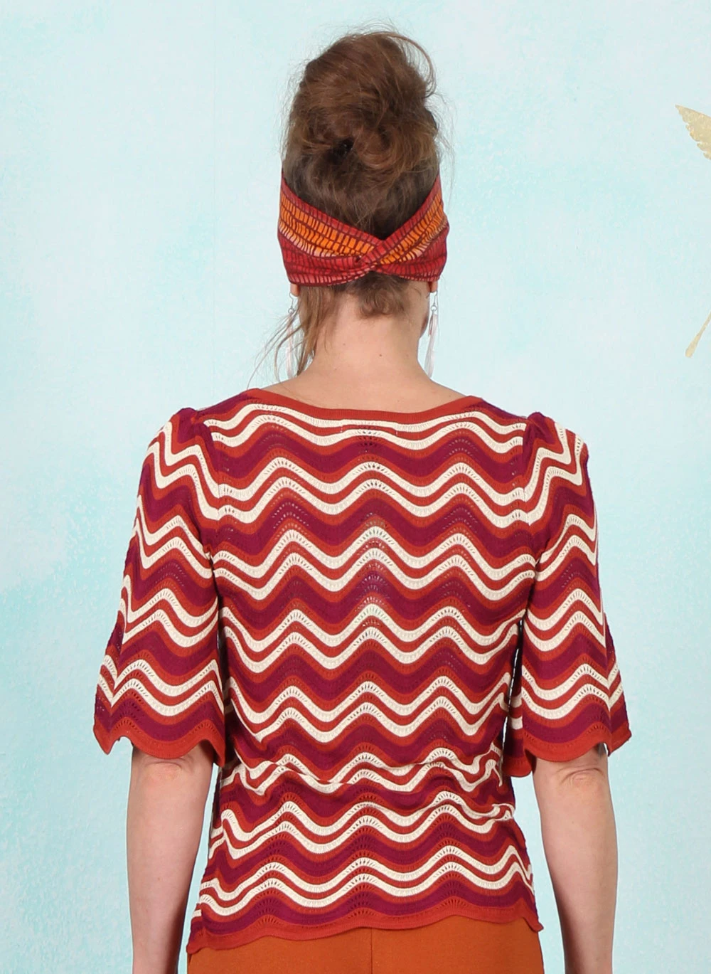 Strickshirt, 08641-549, red-multi - Bild 3