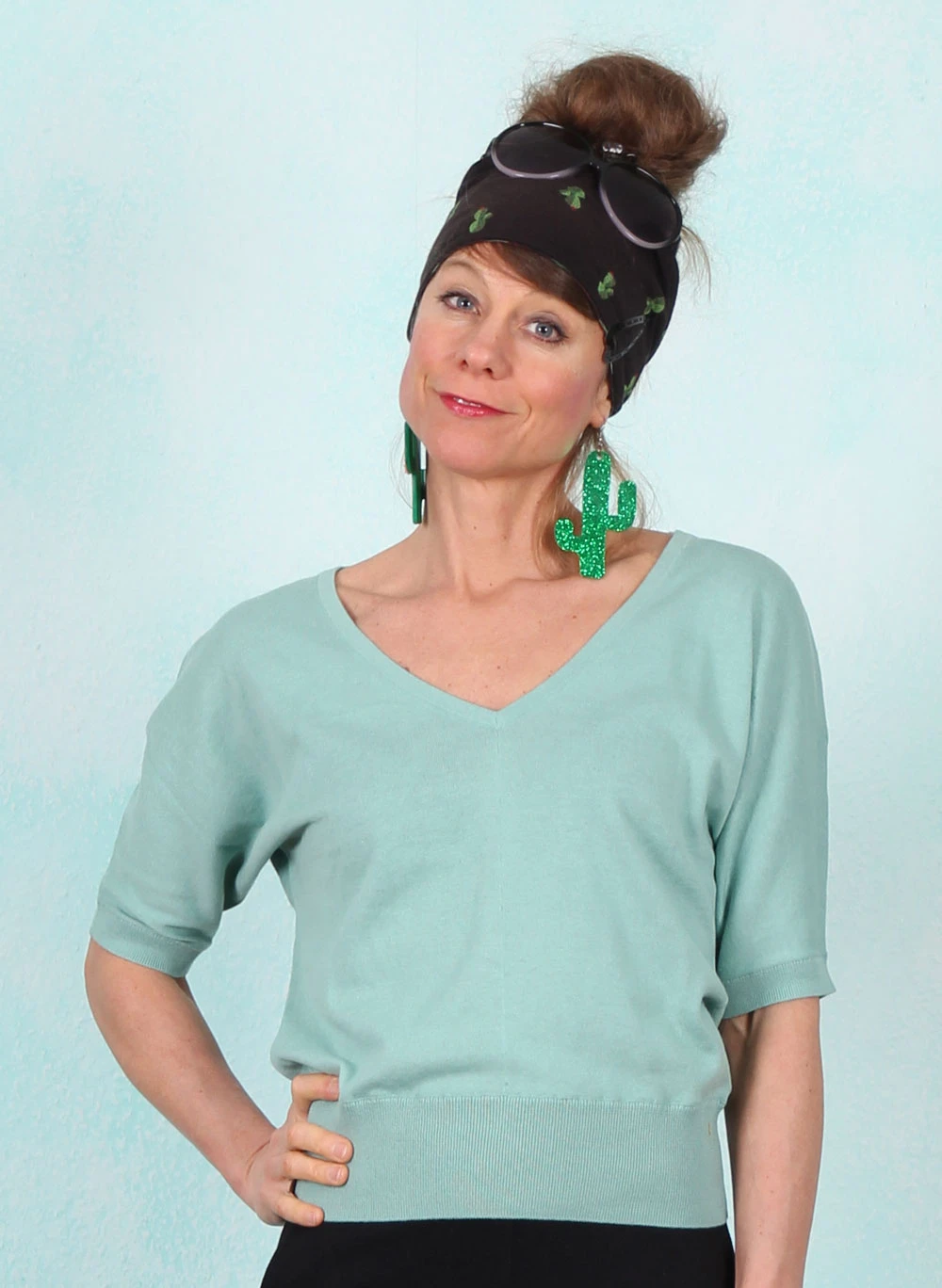 Shirt, 08739-290, light-green - Bild 1