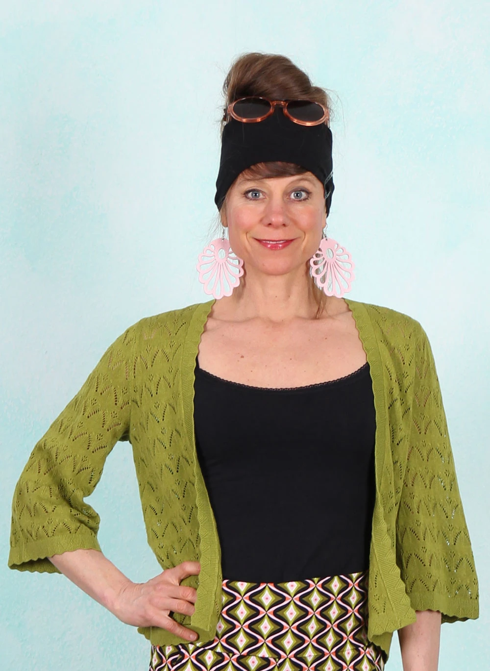 Cardigan, 08765-261, green - Bild 1