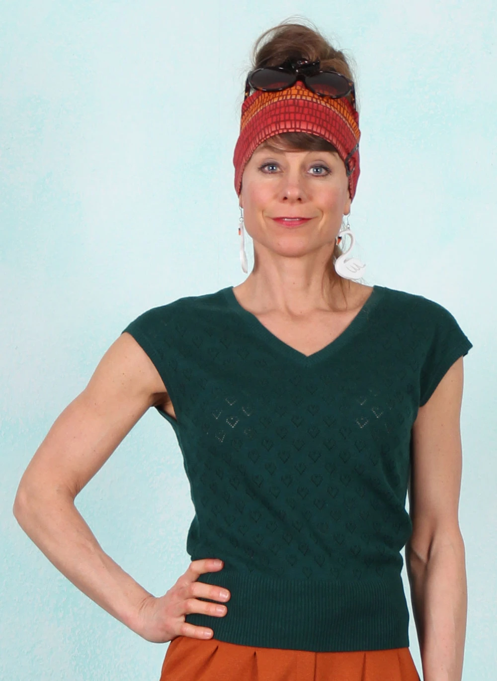 Pullover, 08850-300, green - Bild 1