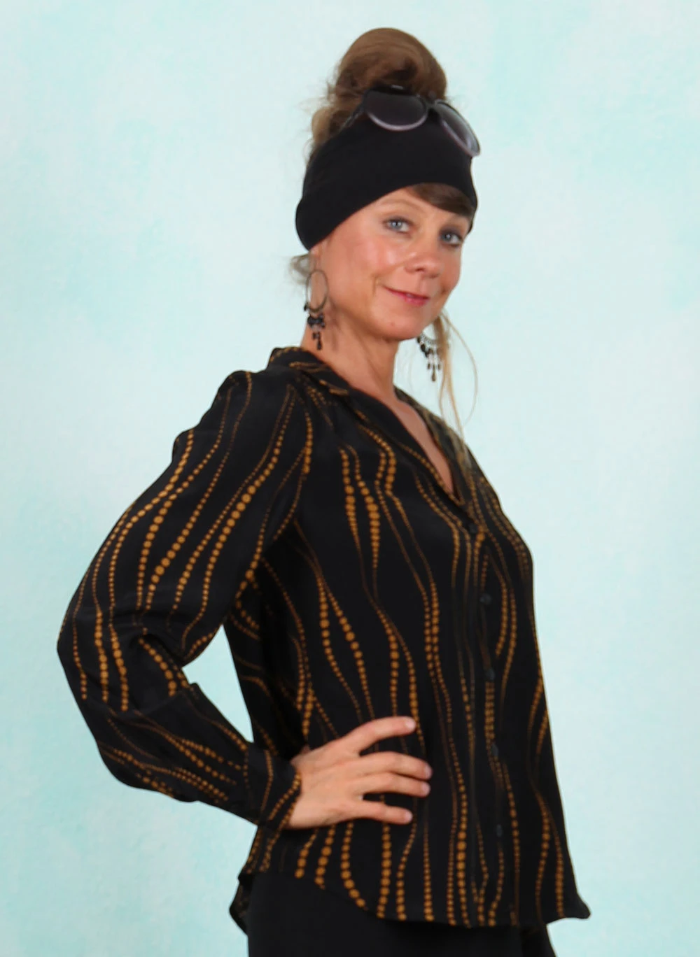 Bluse, 010028-001, black - Bild 2