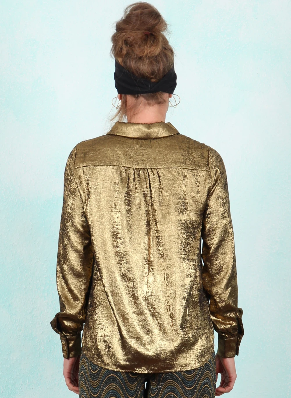 Bluse, 10063-093, gold - Bild 3