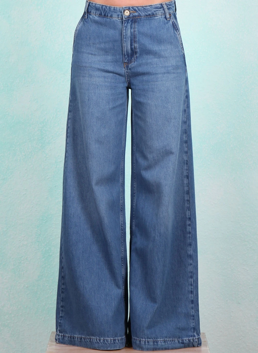 Hose, 10076-473, denim-blue - Bild 1