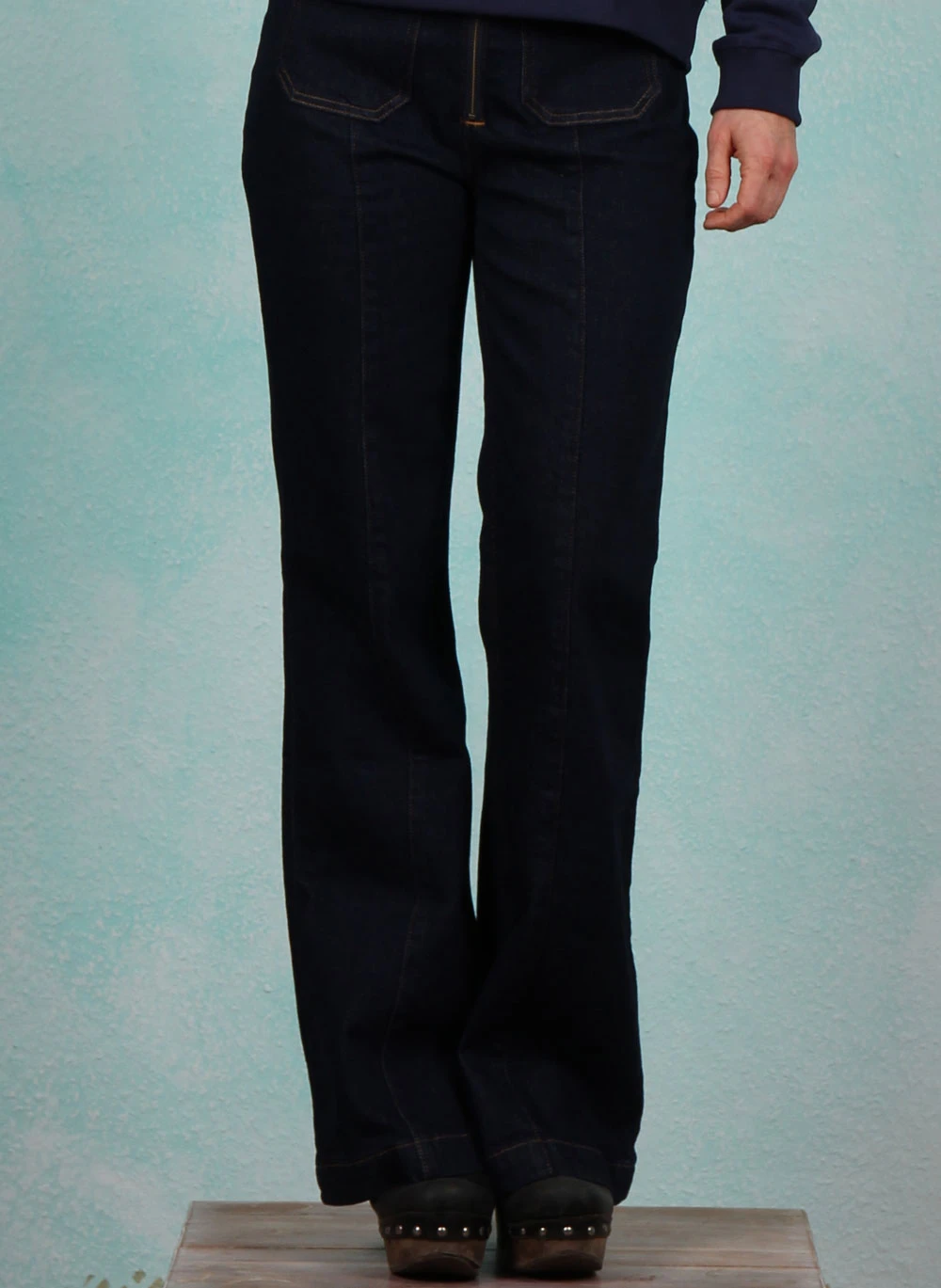 Hose, 10079-410, dark-blue-denim - Bild 1