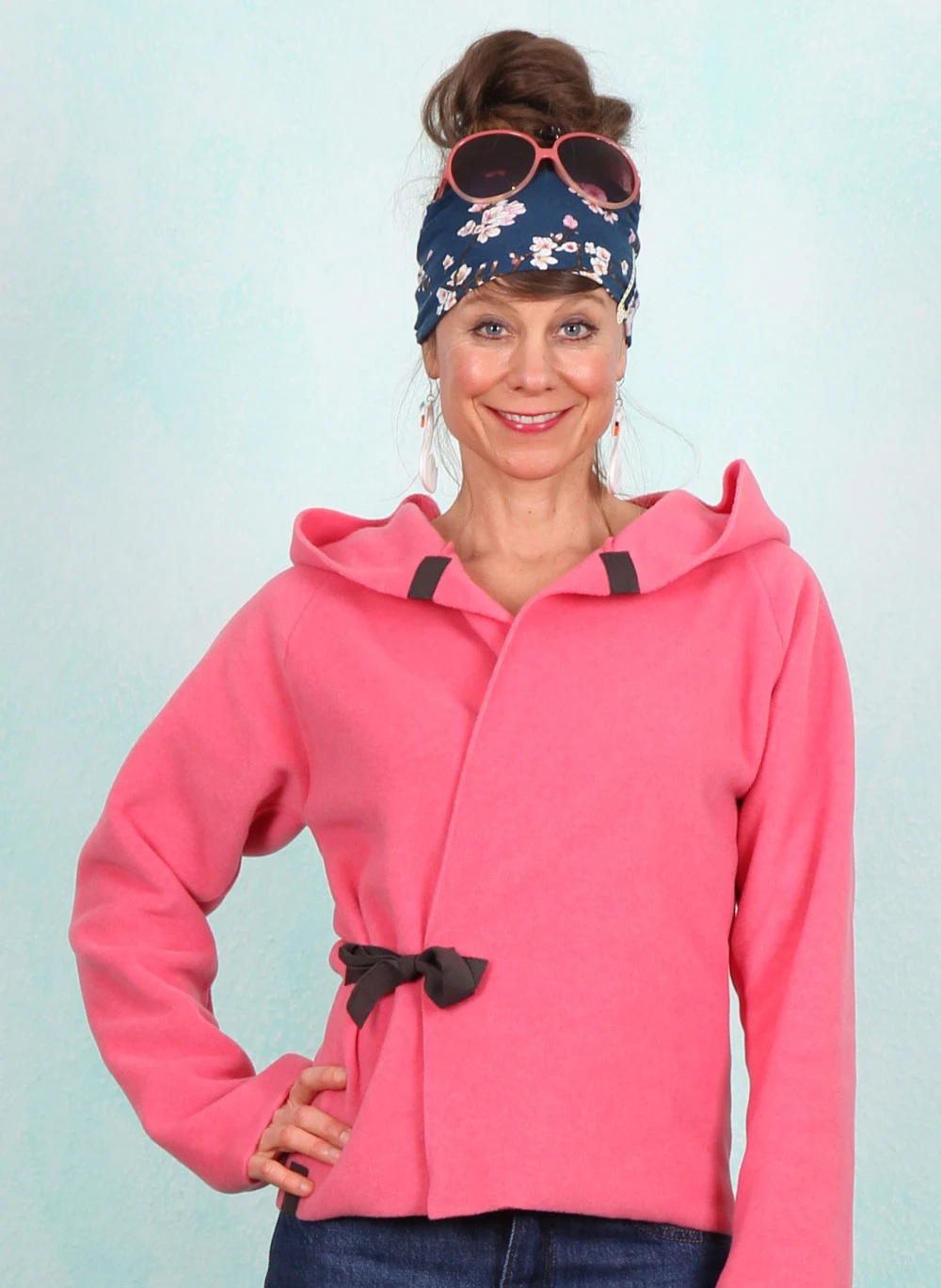 Fleece-Jacke, 1009-357, pink - Bild 1